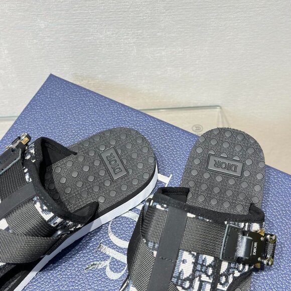 Dior , Alpha Oblique Sandals in Brown , BNIB 43 - Picture 4 of 6